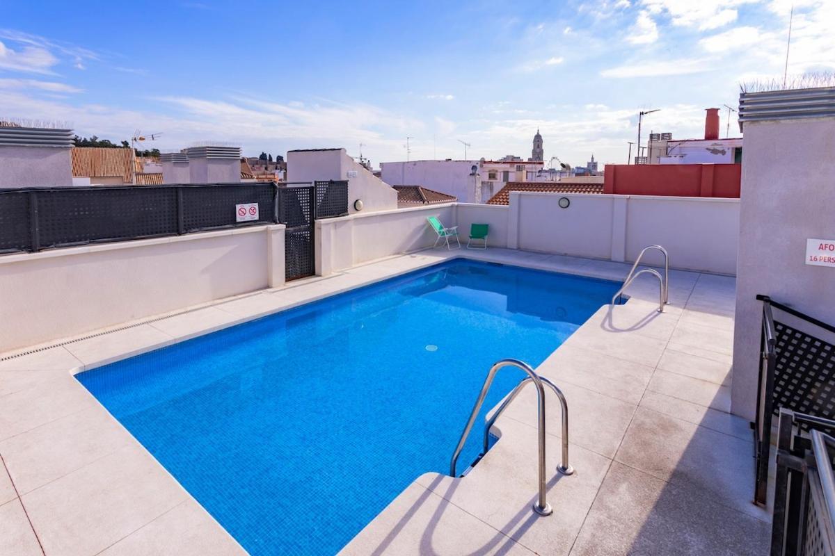-Malagasunapts- Privateterrace Freeparking Pool 외부 사진